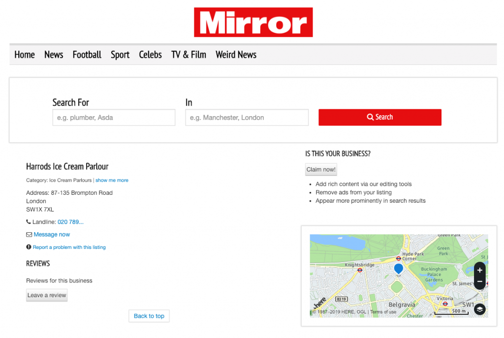 Newspaper Unstructured citation