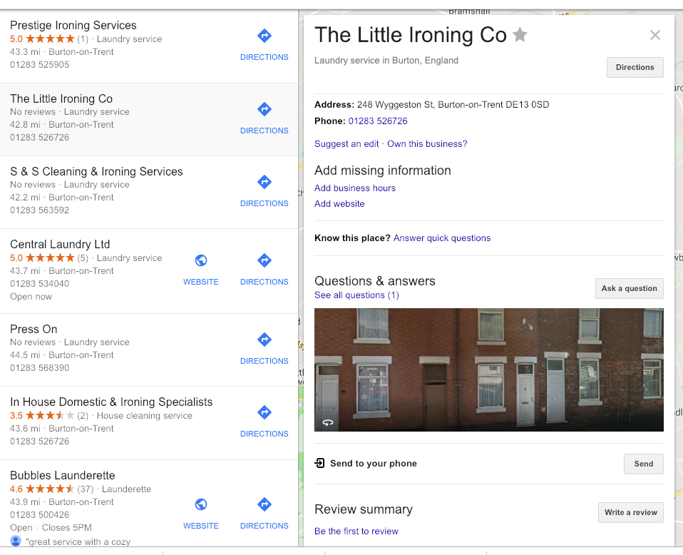 local seo in an uncompetitive niche